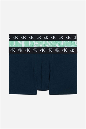 Calvin Klein kalsonger - 2-pack - Ljusblå / Marinblå ris